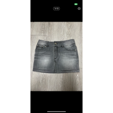 [JEDBEAD] LOW WAIST SKIRT (GRAY)
