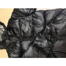 스투시 다운 파카 마이크로 립스탑 팬텀 블랙